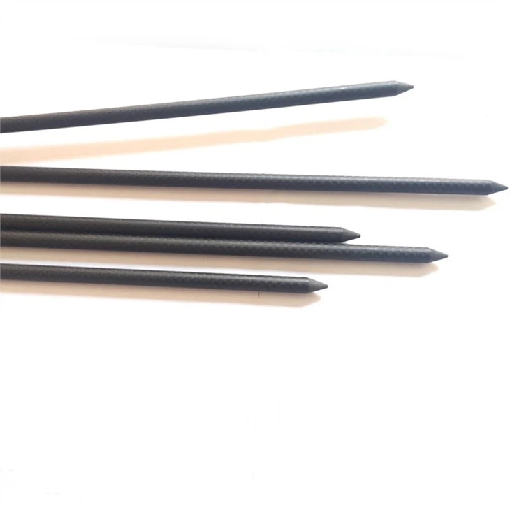 3K Plain Matte Carbon Fiber Goft Training Rod