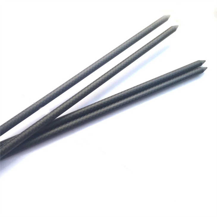 3K Plain Matte Carbon Fiber Goft Training Rod