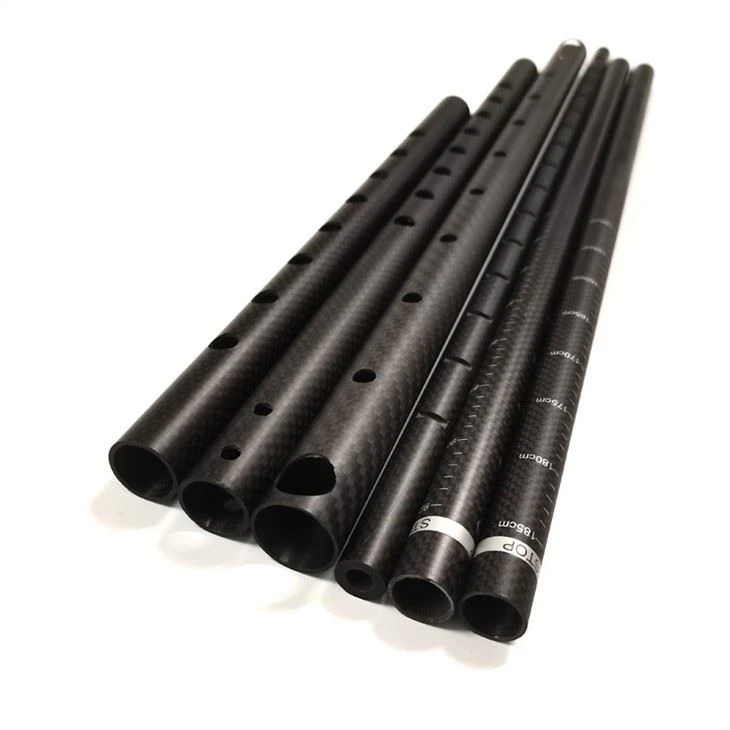 CNC Machined Carbon Fiber Telescopic Tube